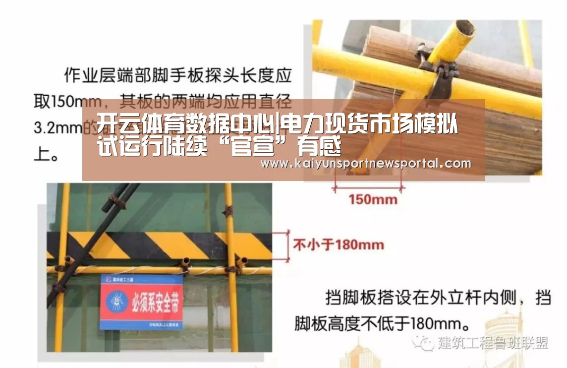 开云体育数据中心|电力现货市场模拟试运行陆续“官宣”有感(图1) KAIYUN中国站